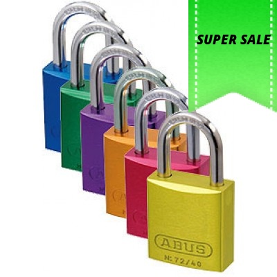 Abus 72/40 Auluminium coloured padlock